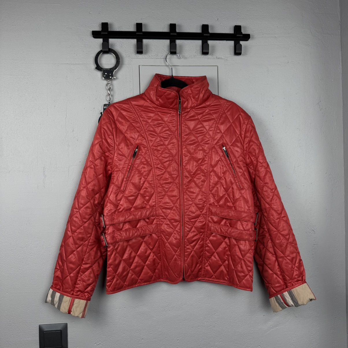 Burberry Burberry Vintage Nova Check Quilted Jacket Coat Size M / US 6-8 / IT 42-44 - 1 Thumbnail