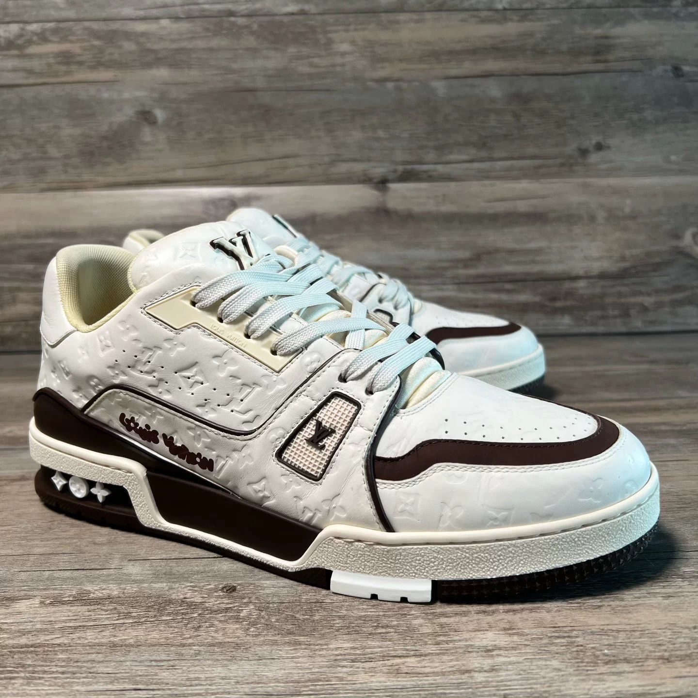 Louis Vuitton LV Trainer Tyler Tan Mocha UK7/41 Size US 8 / EU 41 - 2 Thumbnail