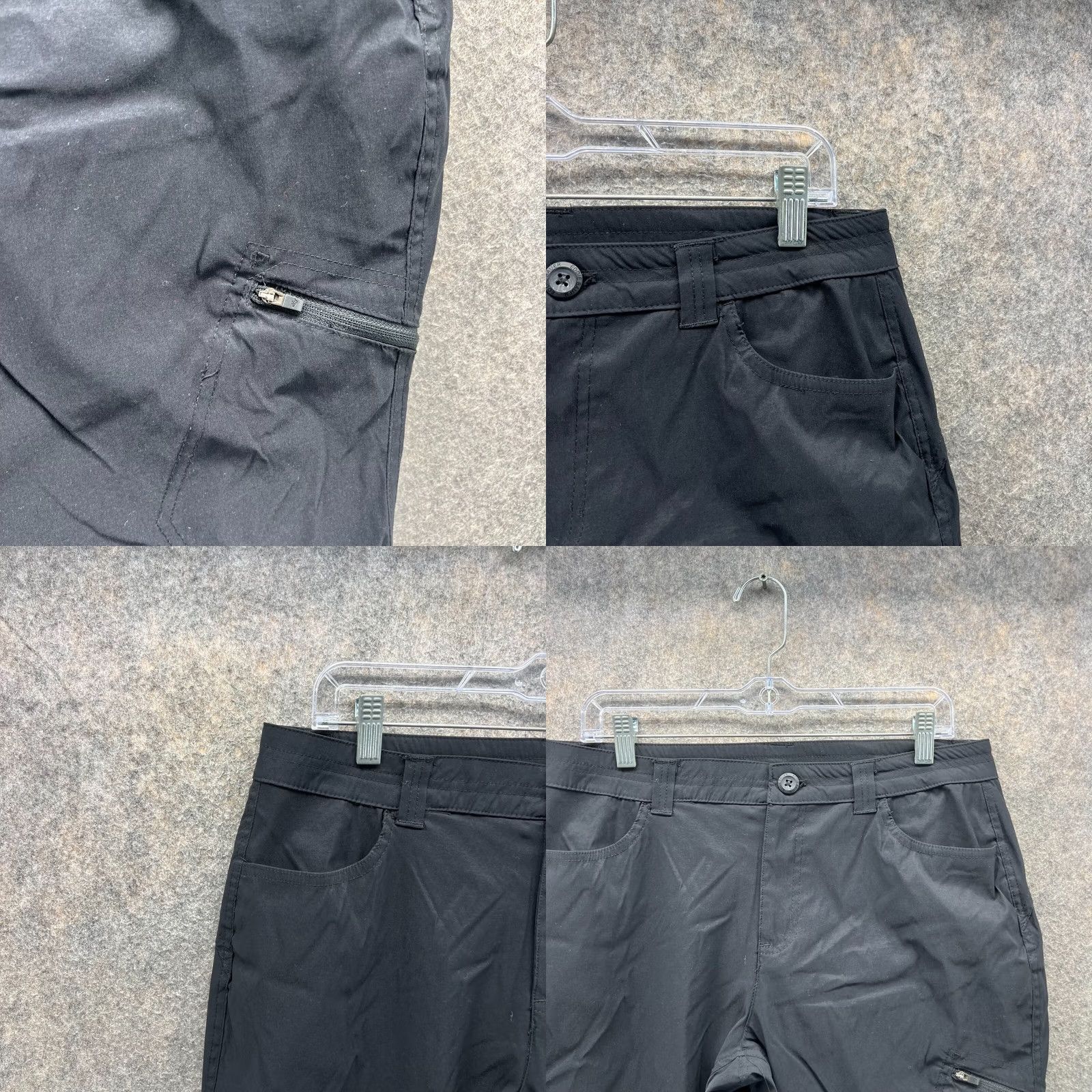Eddie Bauer VINTAGE? Eddie Bauer Pants Women 12 Black Capri Flat Front Stretch Knit Casual Daily Style Ladies Regular Inseam 19 Black Size 34" / US 12 / IT 48 - 8 Thumbnail