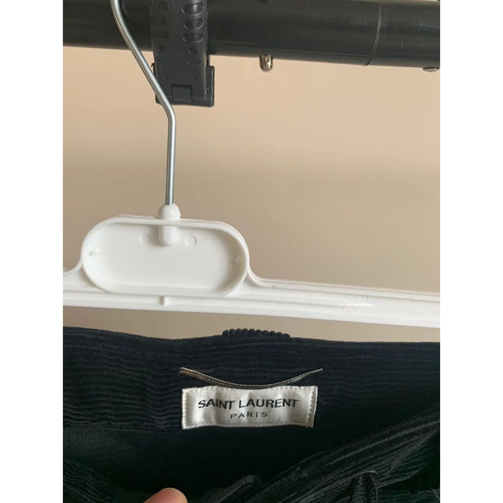 Saint Laurent Paris o1rshd1 Corduroy Drawstring Pants in Black Size US 34 / EU 50 - 10 Thumbnail