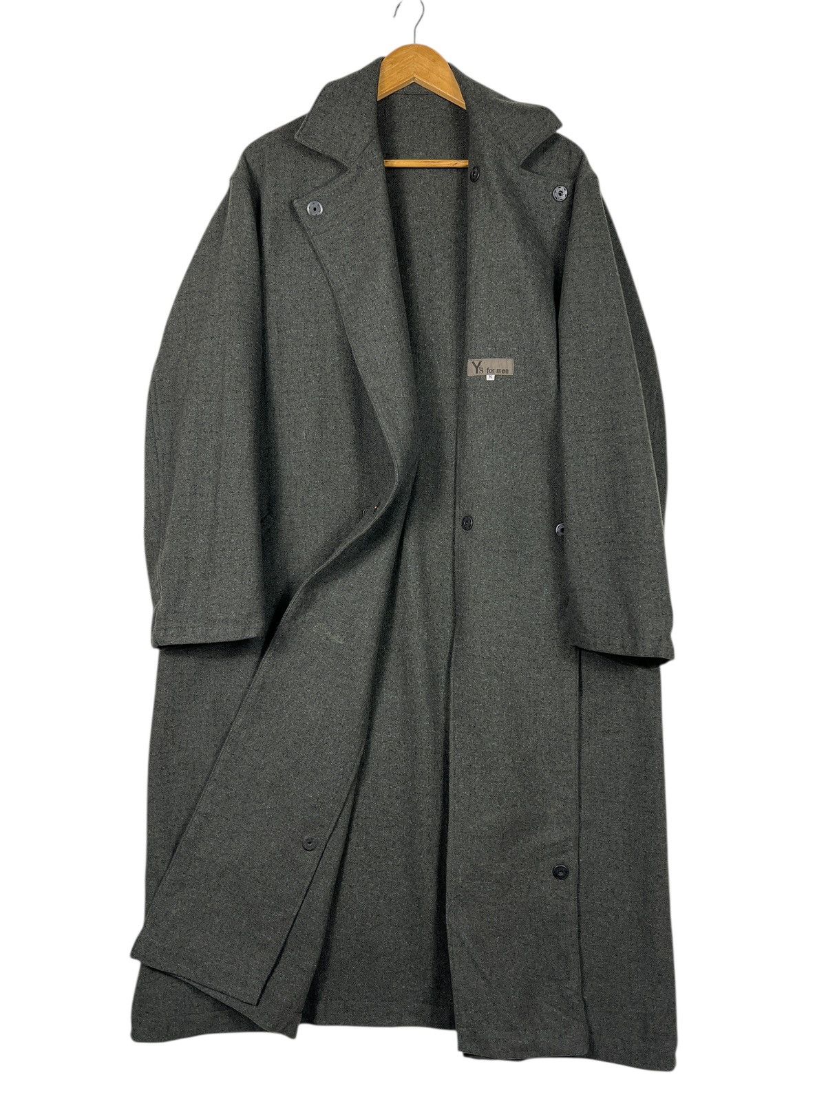 Yohji Yamamoto Yyph Yohji Yamamoto Ys For Men Double Breast Overcoat Size US M / EU 48-50 / 2 - 1 Thumbnail