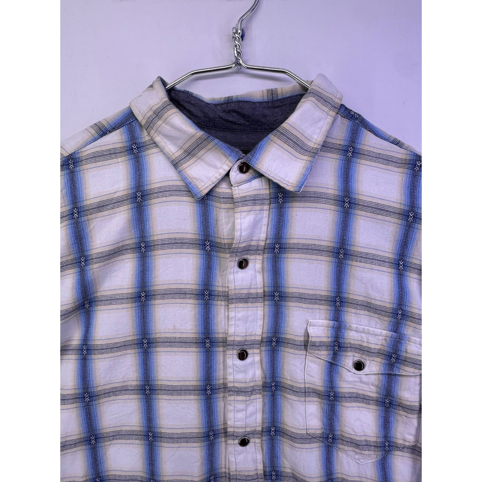 Orvis Orvis Western Shirt Blue/White Button Down Shirt Size XL Size US XL / EU 56 / 4 - 6 Thumbnail