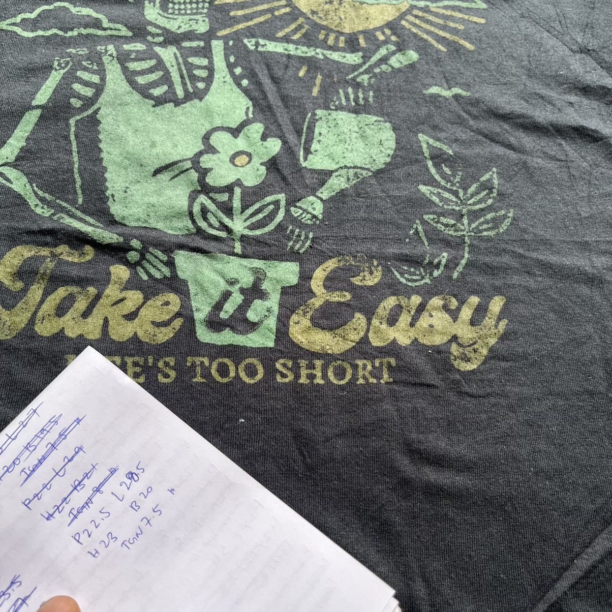 Fruit Of The Loom 🔥Vintage FOTL 90s Skull Farm Single Pocket Tee Size US L / EU 52-54 / 3 - 6 Thumbnail