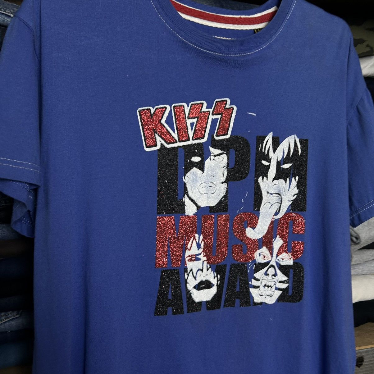 Band Tees Vintage Kiss Big Graphic logo streetwear rock band tee Size US M / EU 48-50 / 2 - 2 Thumbnail