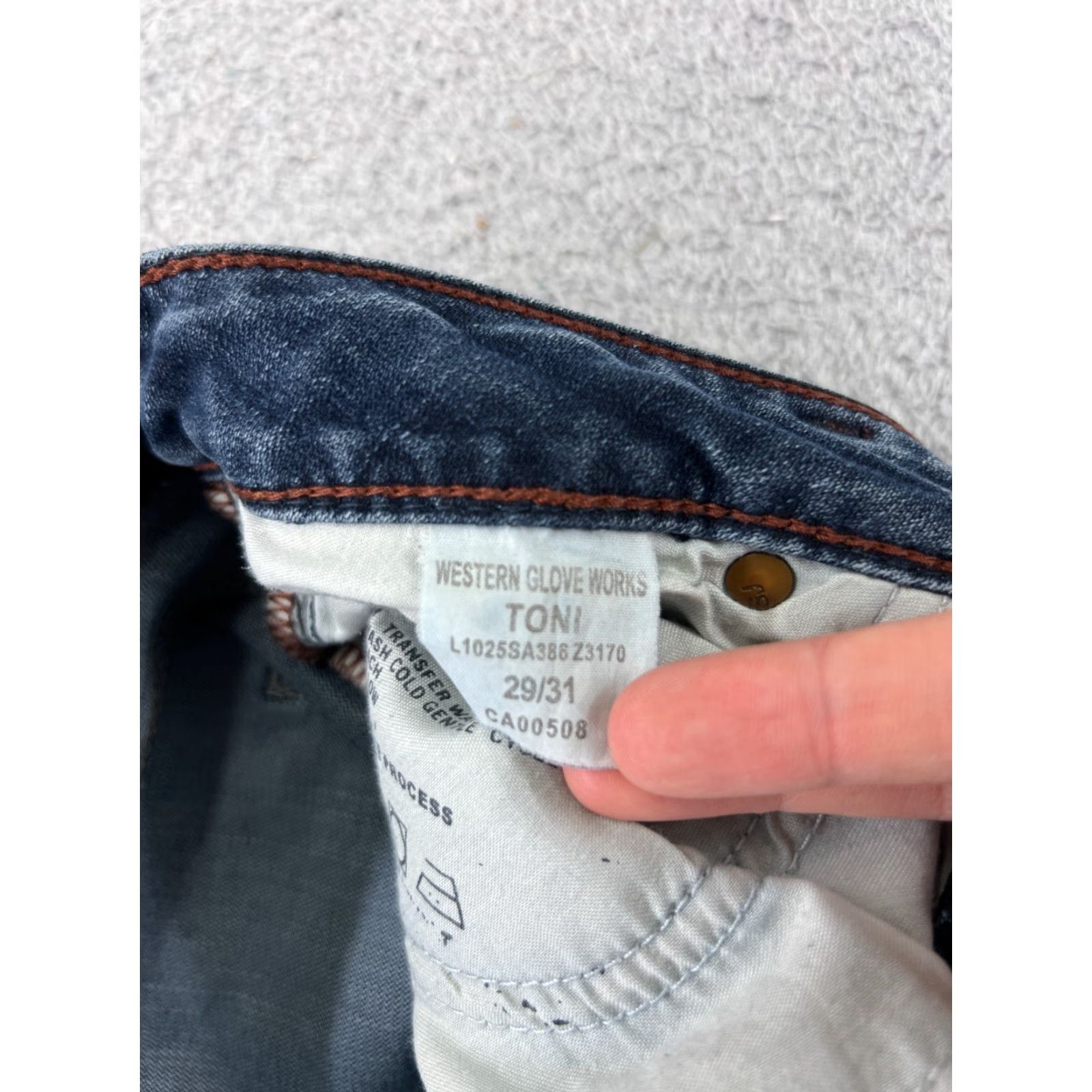 Silver Jeans Co. Silver Jeans Pants Womens 28x29 Blue Denim Toni Low Boot Cut Cotton Blend 28 Size 28" / US 6 / IT 42 - 7 Thumbnail