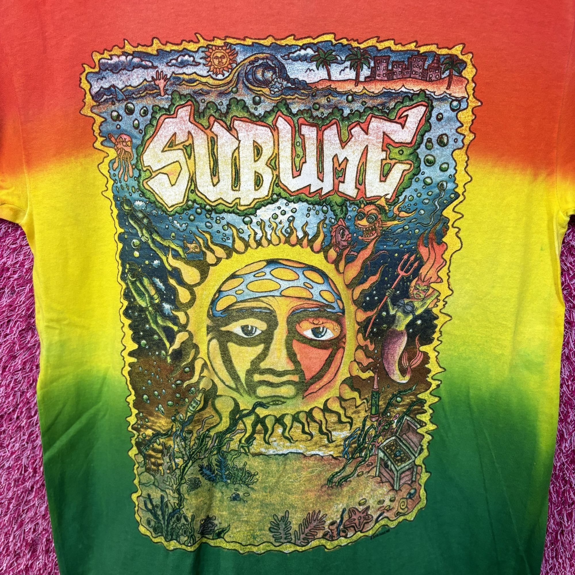 Sublime Sublime Rastafari Style Tricolored tiedye Rock Tee size smal Size US S / EU 44-46 / 1 - 2 Thumbnail