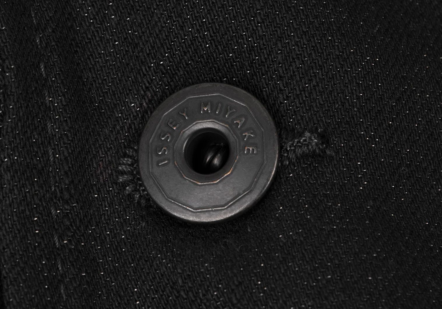 Issey Miyake A-POC INSIDE Lamé Jacquard Denim Jacket Black Size 4 Size US XL / EU 56 / 4 - 6 Thumbnail