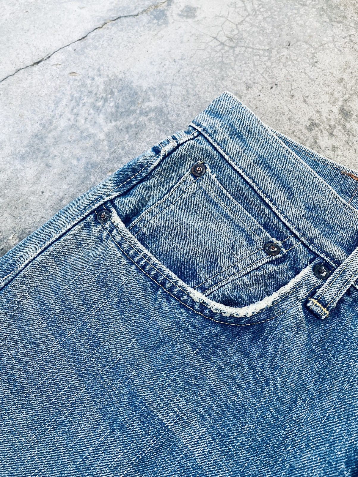 Edwin Vintage Edwin 505z Orange Tag Selvedge Denim Pants Size US 30 / EU 46 - 6 Thumbnail