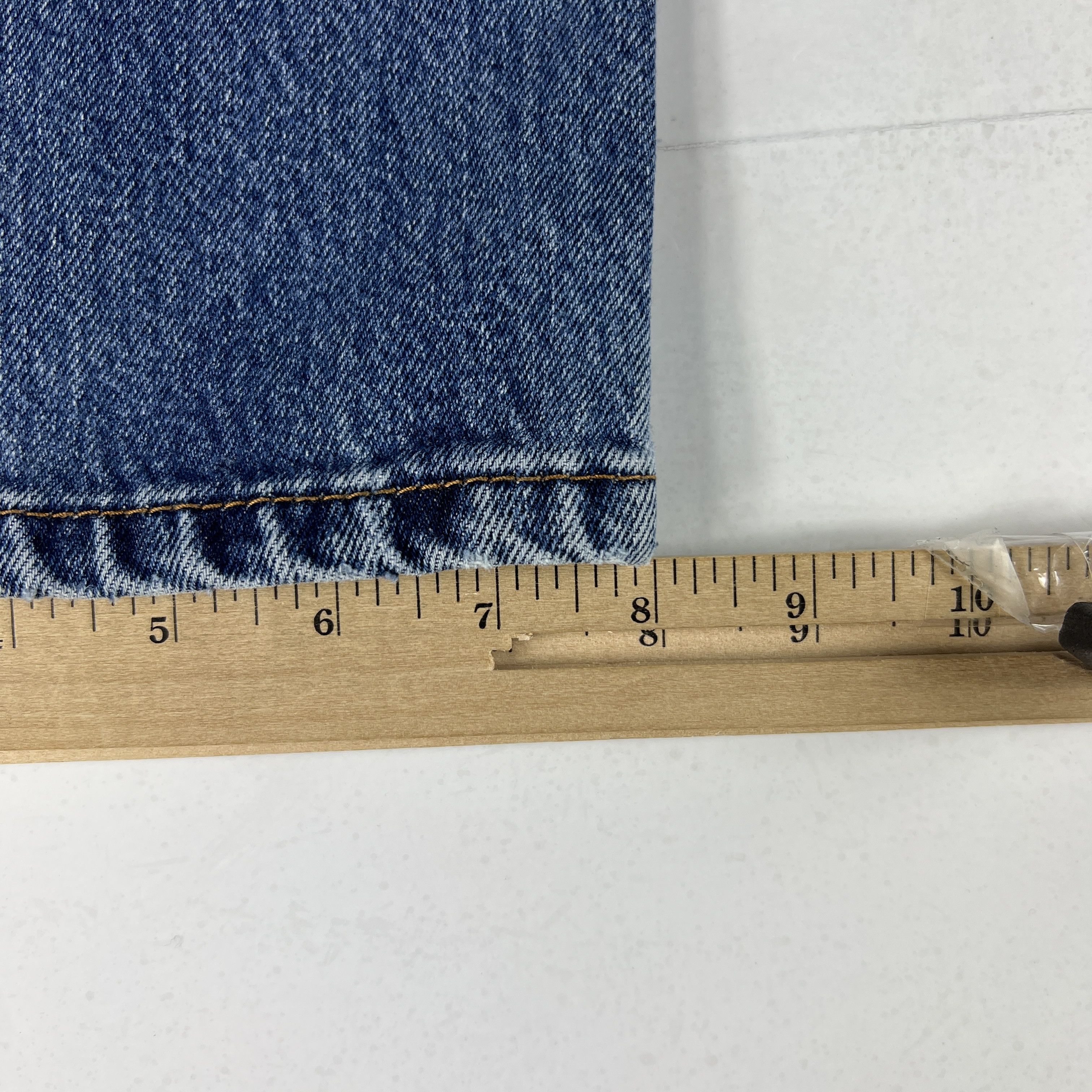 Levi's Levi's Jeans 505 Straight Leg Blue Faded Cotton Denim Size US 34 / EU 50 - 17 Thumbnail