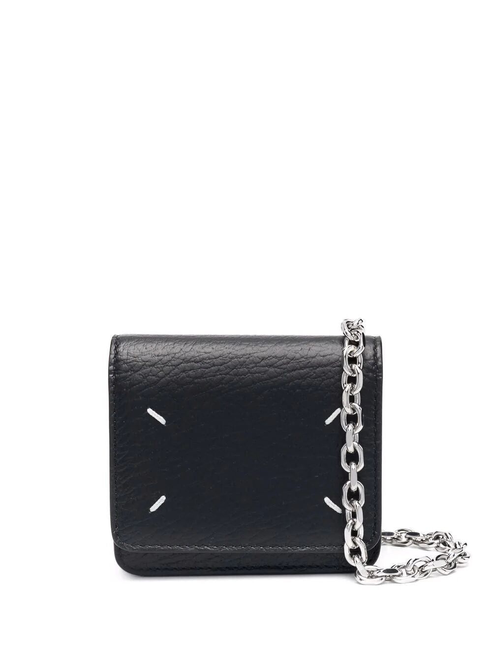 image of Maison Margiela Maison Martin Margiela Leather Bag in Black, Women's