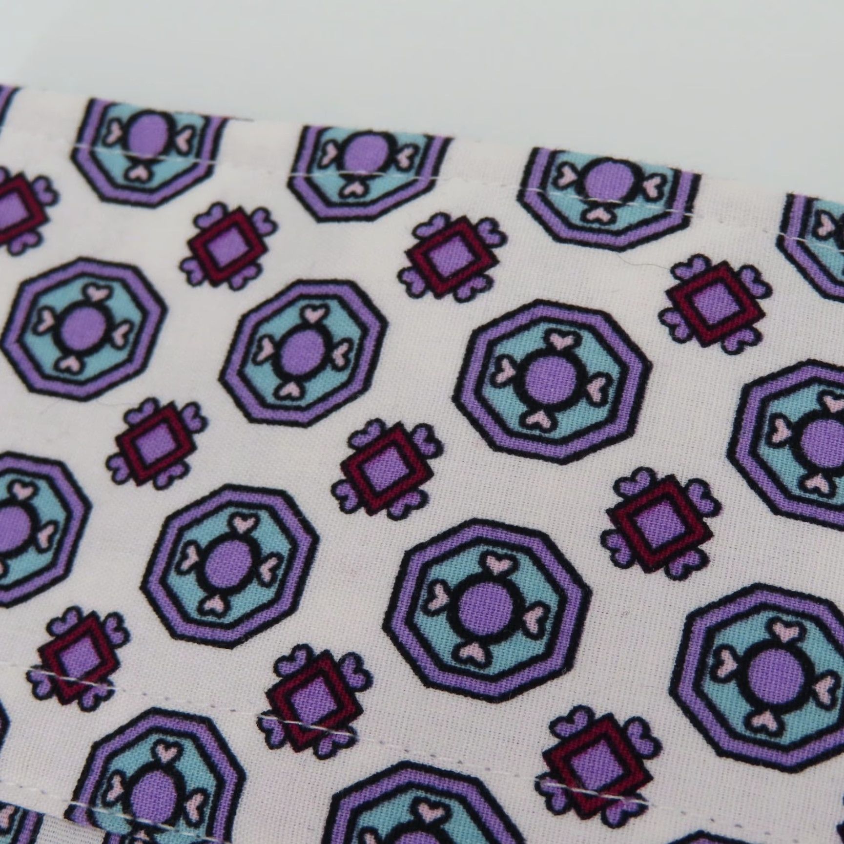 Talbots Talbots Womens 10 Non Iron Purple Blue Geometric Collar Button Shirt Top Blouse Size L / US 10 / IT 46 - 5 Thumbnail