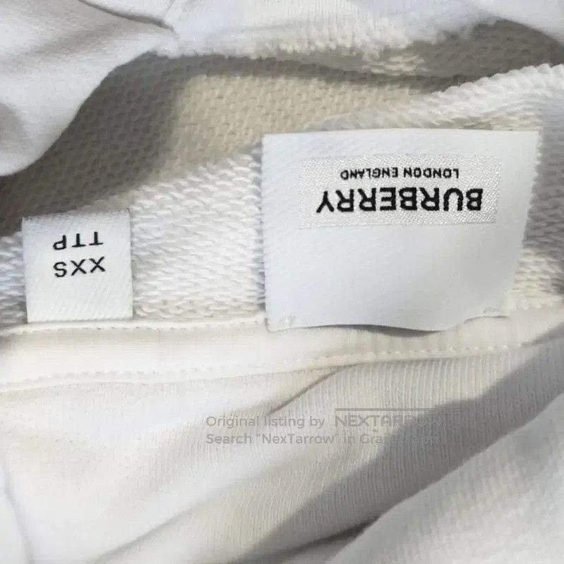 Burberry Burberry White Cotton Women's Hoodie - XXS Size. Size XXS / US 00 / IT 34 - 3 Thumbnail