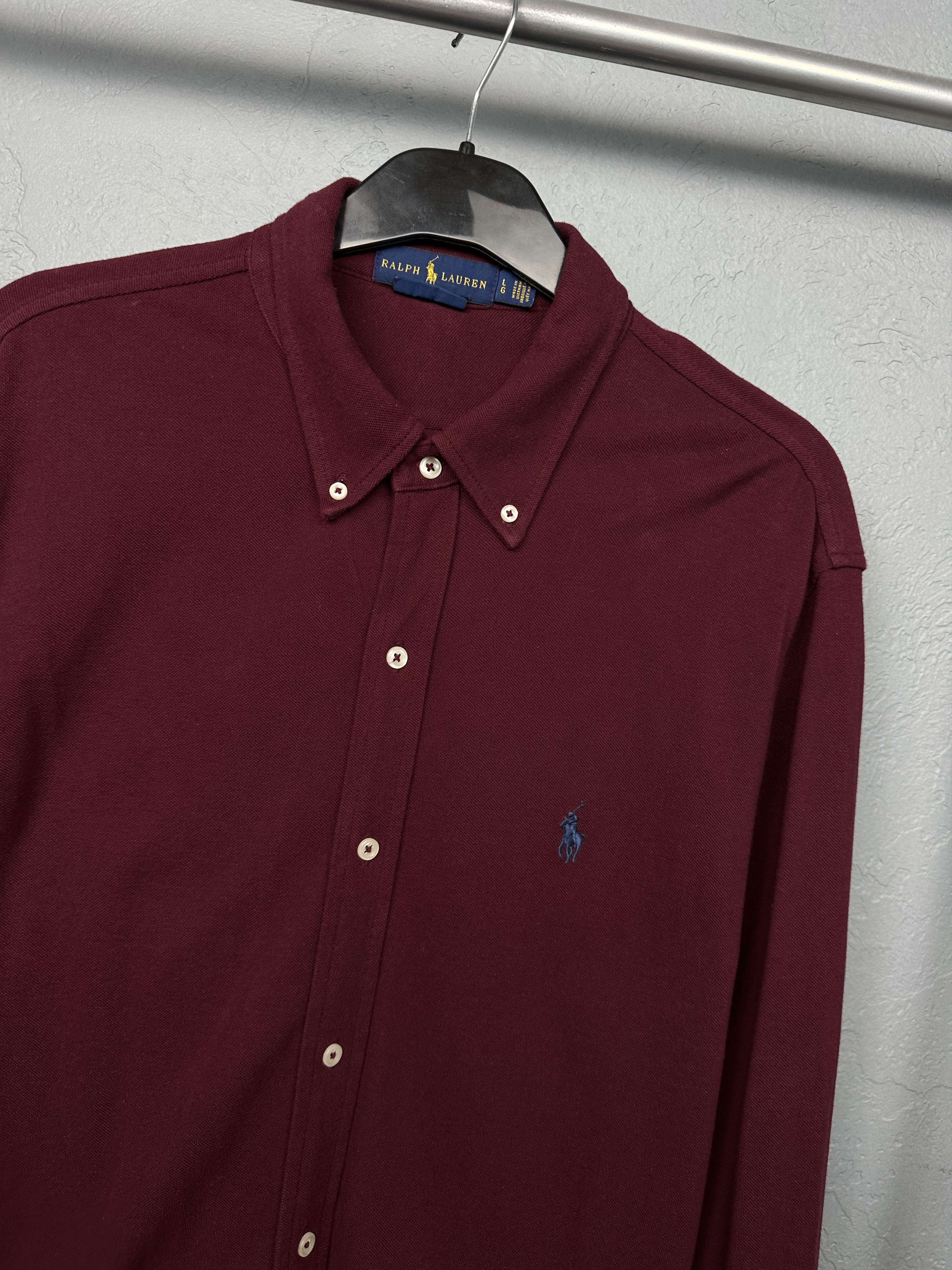 Polo Ralph Lauren × Ralph Lauren Polo Ralph Lauren Mens Featherweight Mesh Knit Shirt Size US L / EU 52-54 / 3 - 2 Thumbnail