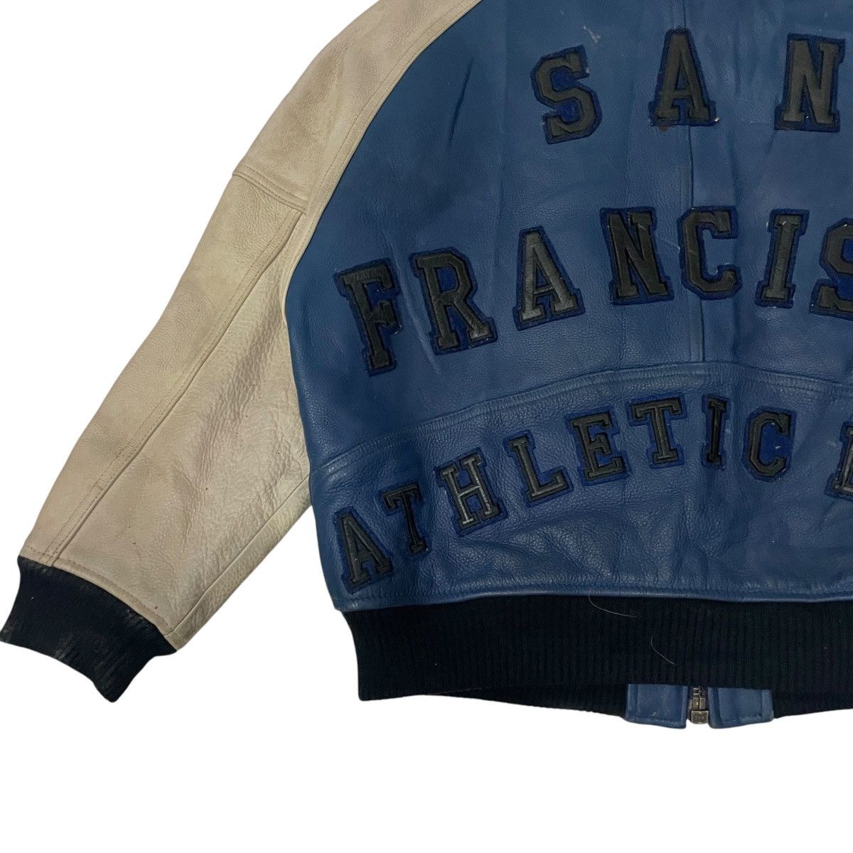 Vintage Vintage 80s Passion Beat San Fransisco Leather Jacket Size US L / EU 52-54 / 3 - 3 Thumbnail