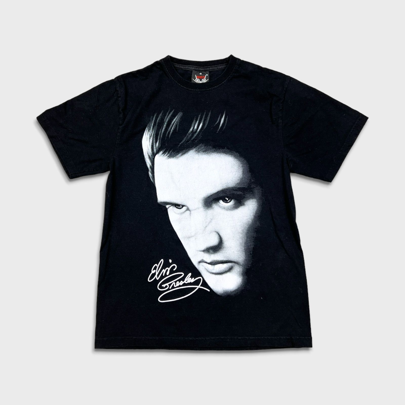 Band Tees × Vintage Vintage Y2K Elvis Presley Small Double Sided Band Rock Tee Size US S / EU 44-46 / 1 - 1 Thumbnail