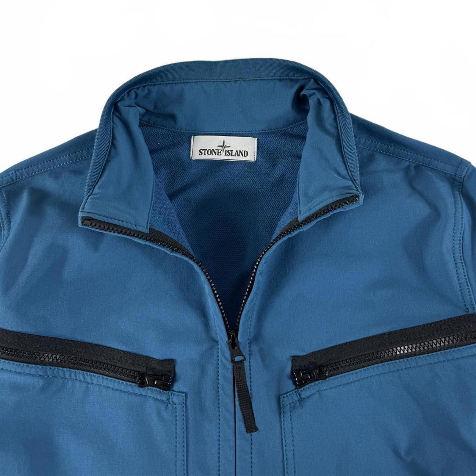 Stone Island Stone Island Comfort Shell Zip Up Jacket Blue Large Size US L / EU 52-54 / 3 - 4 Thumbnail