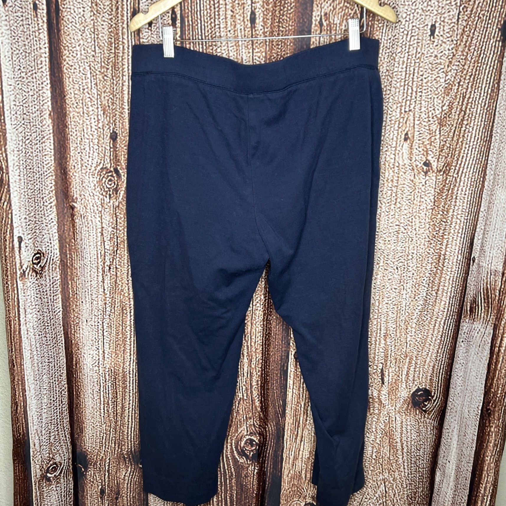 Vintage INC International Concepts Pants Pull On Blue 18W Women Plus Dress Pants Vintage No Size 40" / US 18 - 3 Thumbnail