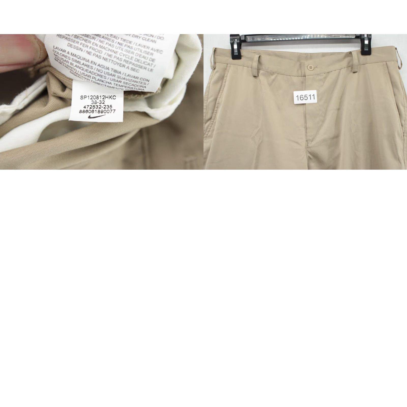 Nike Nike Golf Pants Mens 38 x 32 Khaki Dri Fit 472532 Tech Straight Dress EUC Nike Golf Pants Mens 38 x 32 Khaki Dri Fit 472532 Tech Straight Dress EUC Size US 38 / EU 54 - 8 Thumbnail