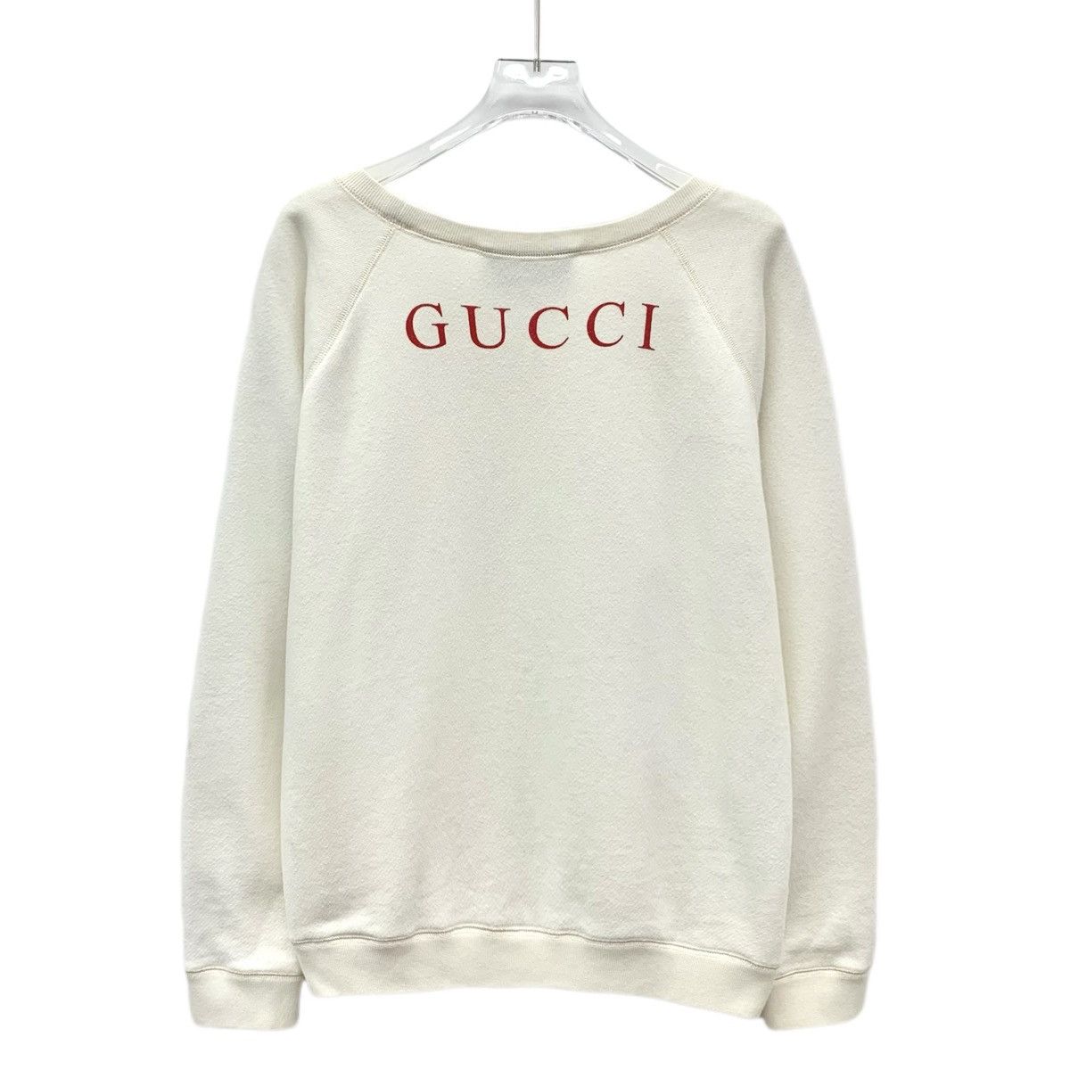 Gucci Gucci Off-white Fairy Printed Long Sleeve Sweatshirt Size S / US 4 / IT 40 - 2 Thumbnail