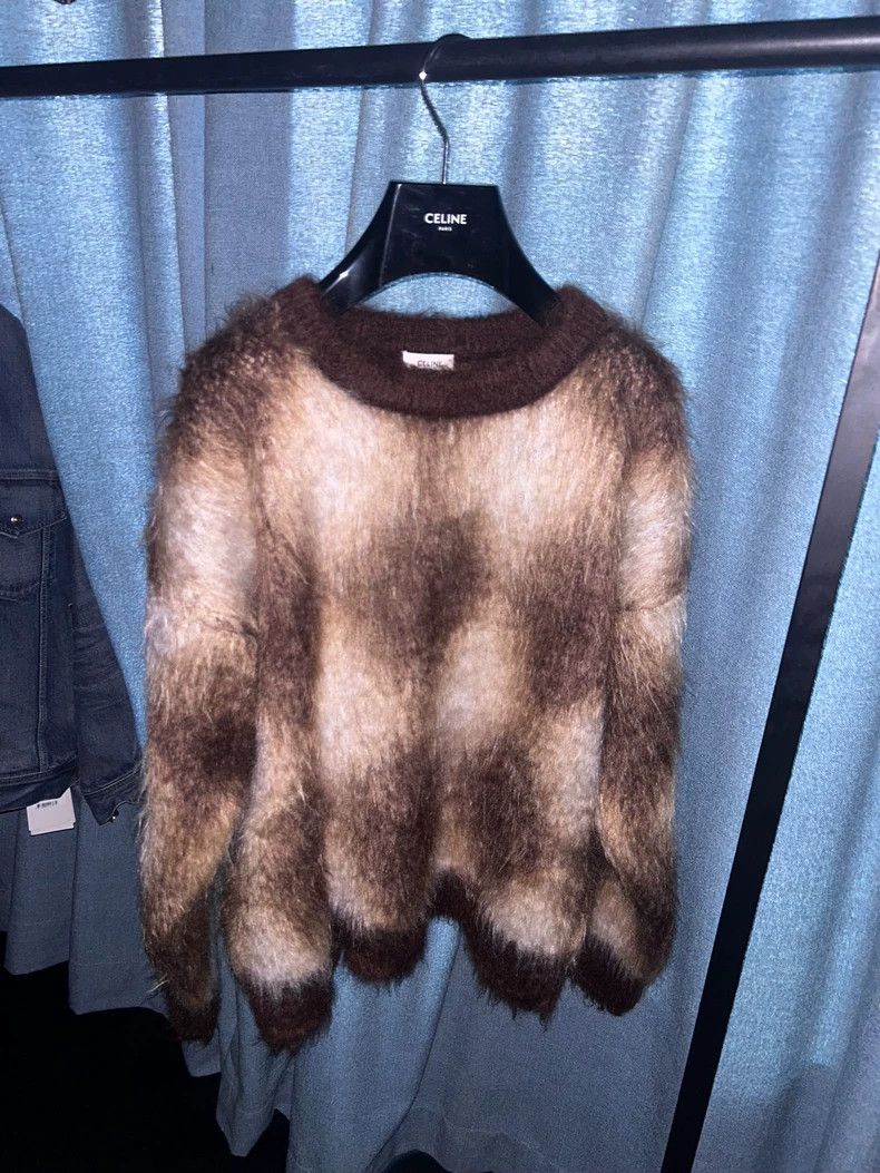 Celine Celine 22FW Brown Brushed Mohair Gradient Sweater 2501-Next Size US XS / EU 42 / 0 - 2 Thumbnail