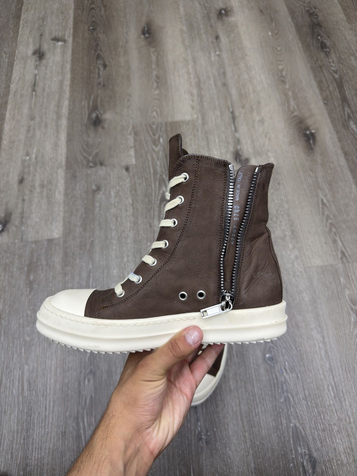 Rick Owens Rick Owens Porterville Sneaker 'Dark Dust' Size US 6 / IT 36 - 9 Thumbnail