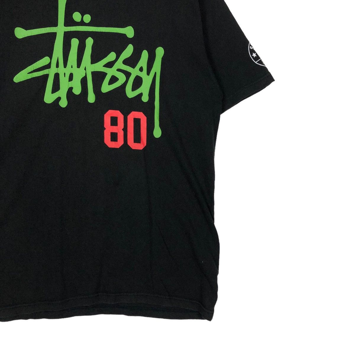 Stussy 🔥Stussy 80 Local Color IKBKB T-Shirt Big Logo Spell Out Size US L / EU 52-54 / 3 - 5 Thumbnail