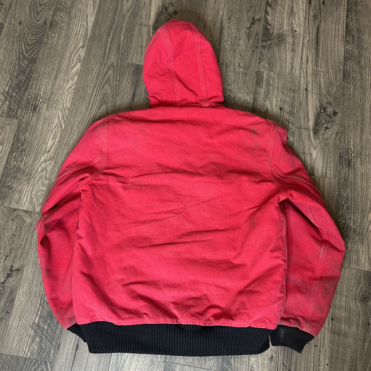 Carhartt Vintage carhartt j130 red hooded workwear jacket Size US S / EU 44-46 / 1 - 2 Thumbnail