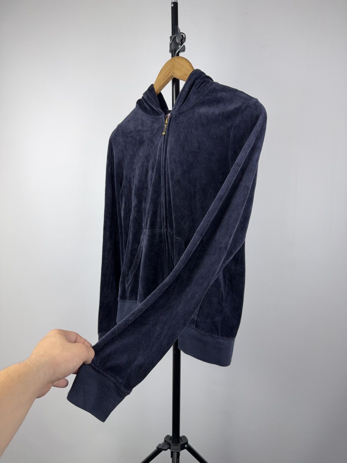 Juicy Couture Vintage 00s Retro Sexy Juicy Couture Full zip Hoodie Size L / US 10 / IT 46 - 4 Thumbnail