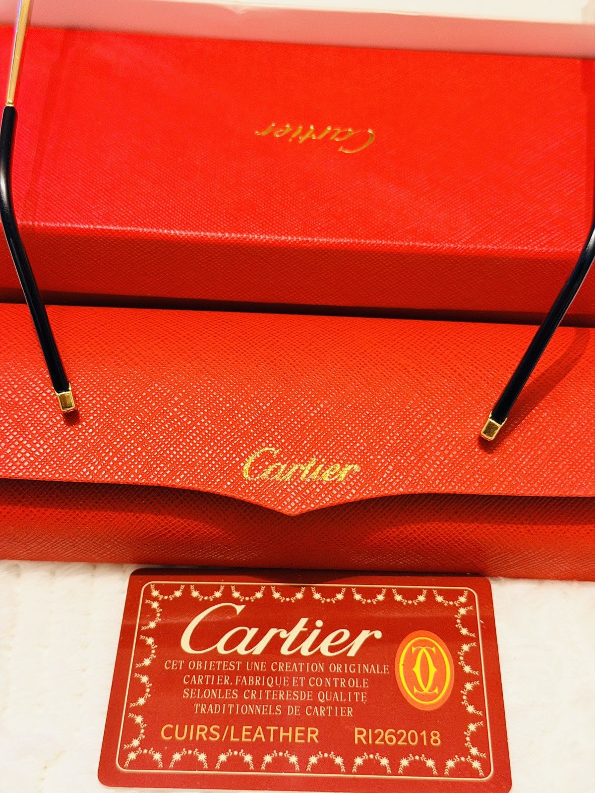Cartier Cartier CT00550 black rimless sunglasses Size ONE SIZE - 9 Thumbnail
