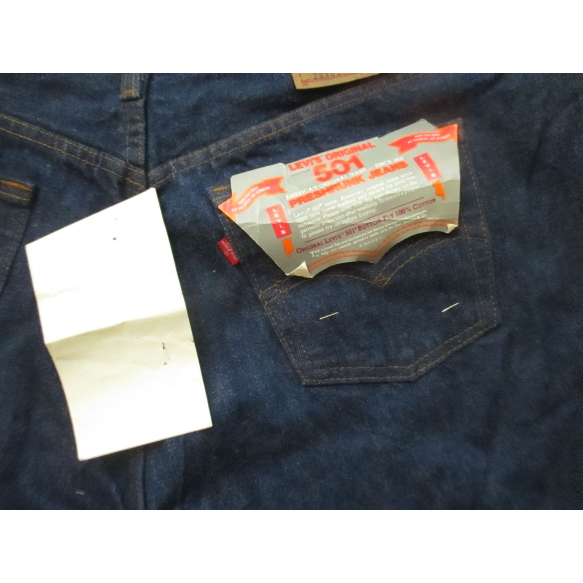Vintage 26 40x34 Womens Levi's Vintage 501 Jeans Boyfriend 1984 2650 Size 40" / US 18 - 3 Thumbnail