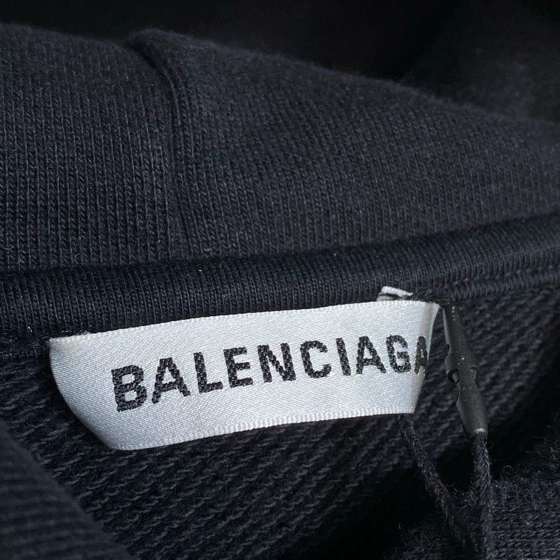 Balenciaga Balenciaga Classic Hit Hooded Sweatshirt with Coke Wave Pr Size US S / EU 44-46 / 1 - 5 Thumbnail
