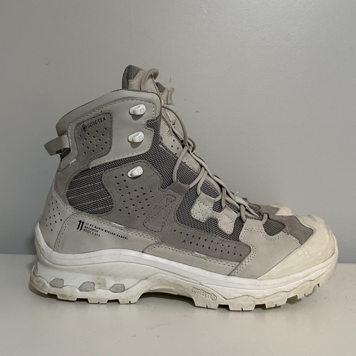 image of 11 By Boris Bidjan Saberi x Boris Bidjan Saberi 11 By Bbs X Salomon 2Gtx Boots in Grey (Size 9)