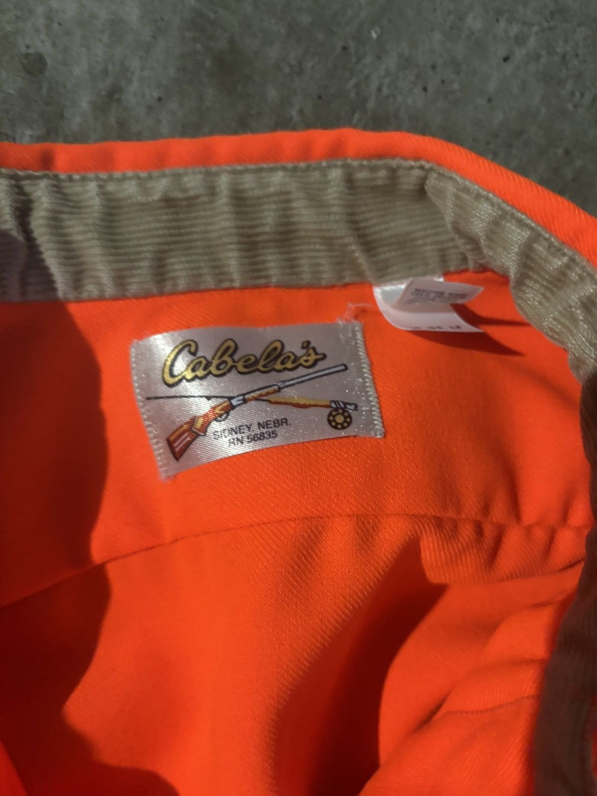 Cabelas Neon Orange Cabelas Button Up Size US L / EU 52-54 / 3 - 3 Thumbnail