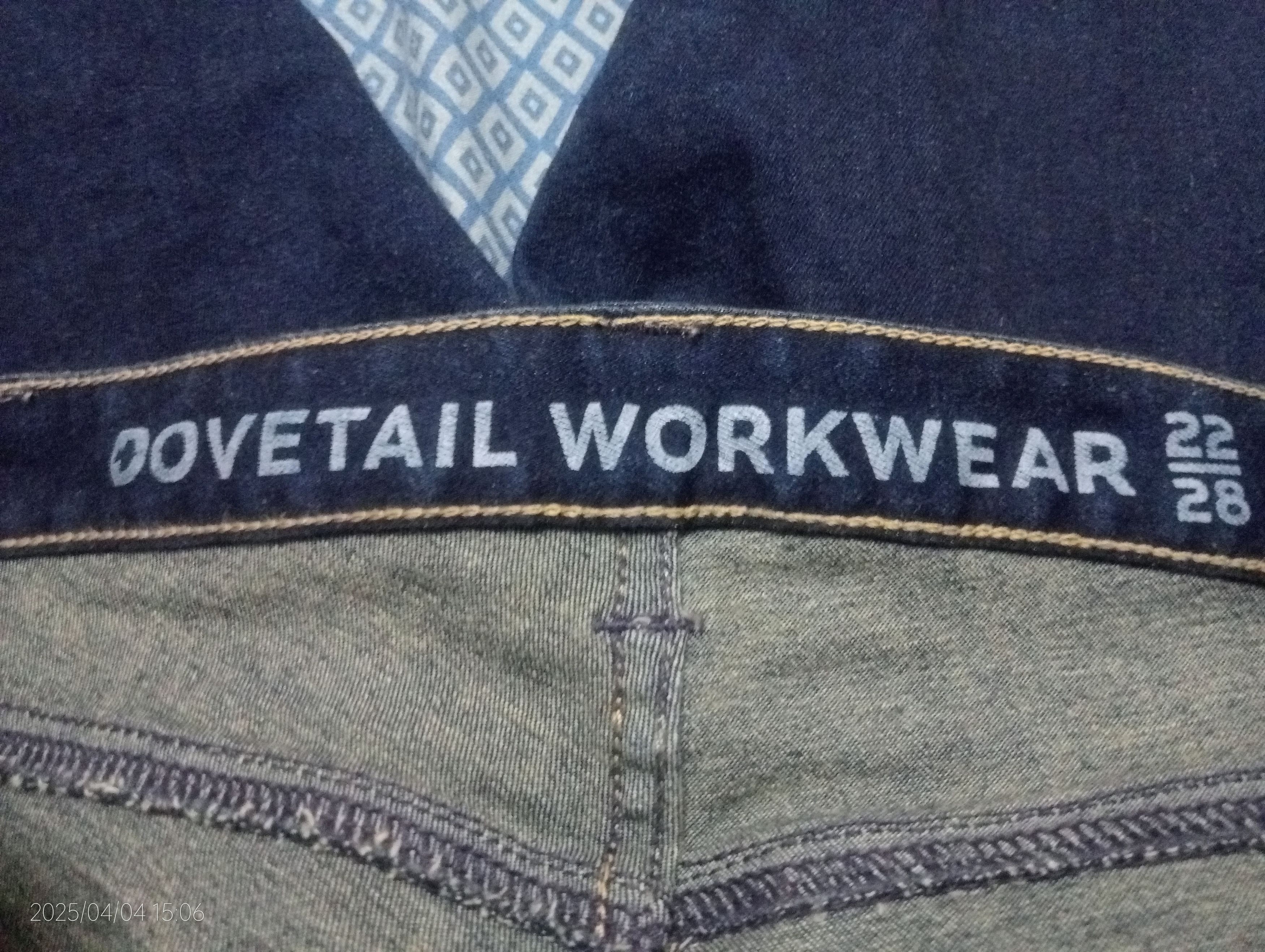 Japanese Brand Vtg Dovetail Workwear Stretch Thermal Double Knee Denim Size US 40 / EU 56 - 18 Thumbnail