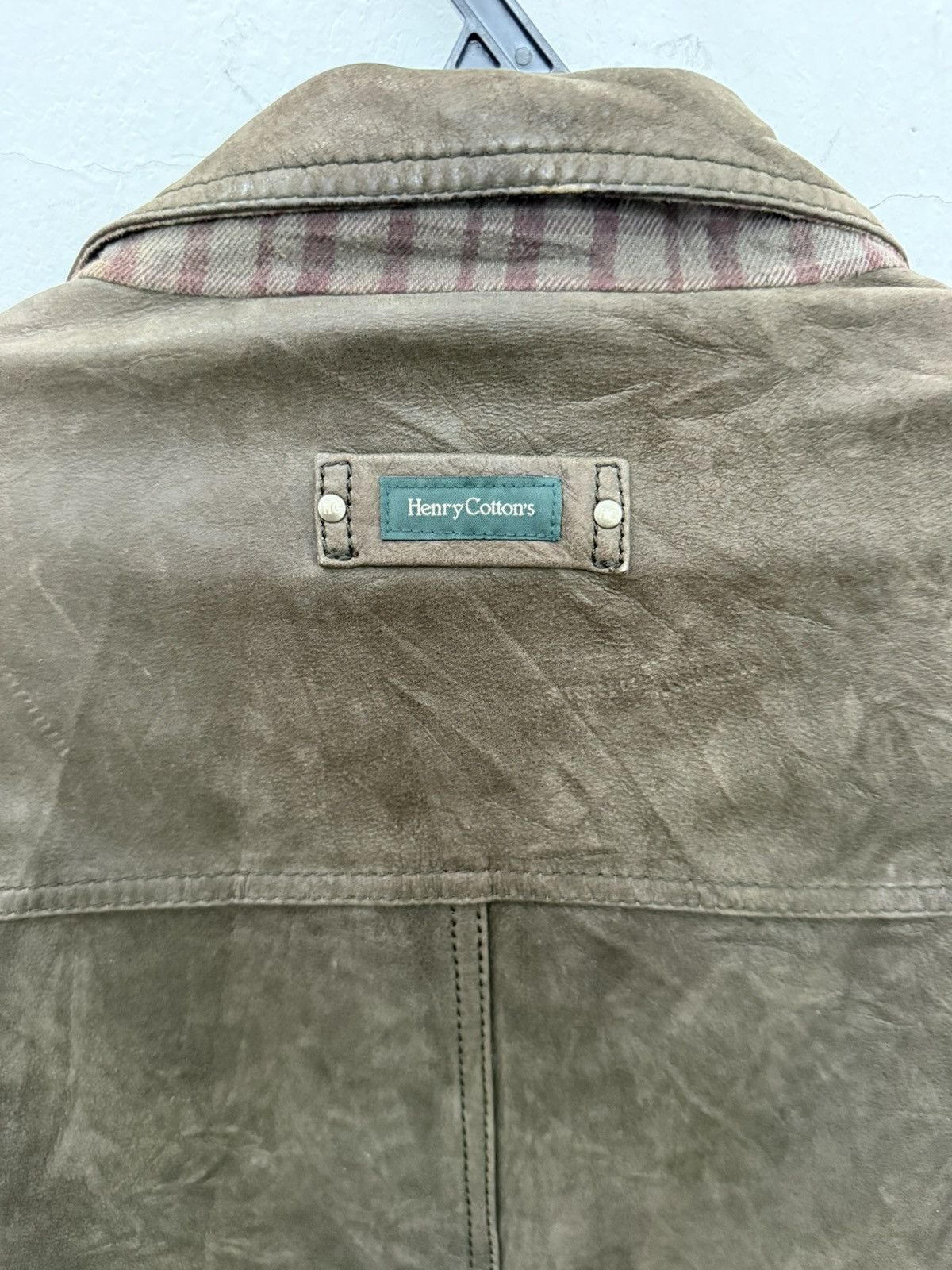 Genuine Leather × Henry Cotton's HENRY COTTON CASUAL JACKET SOFT LEATHER Size US M / EU 48-50 / 2 - 9 Thumbnail