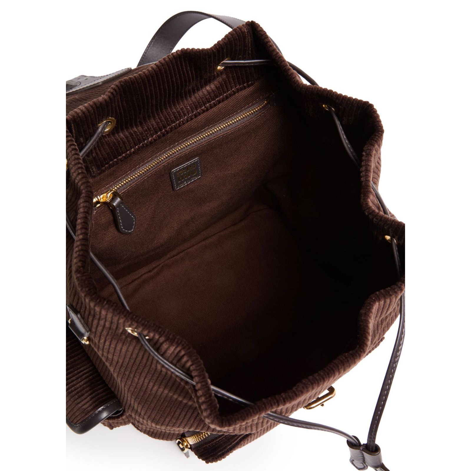 Miu Miu MIU MIU Brown Suede Backpack New & Authentic Size ONE SIZE - 4 Thumbnail