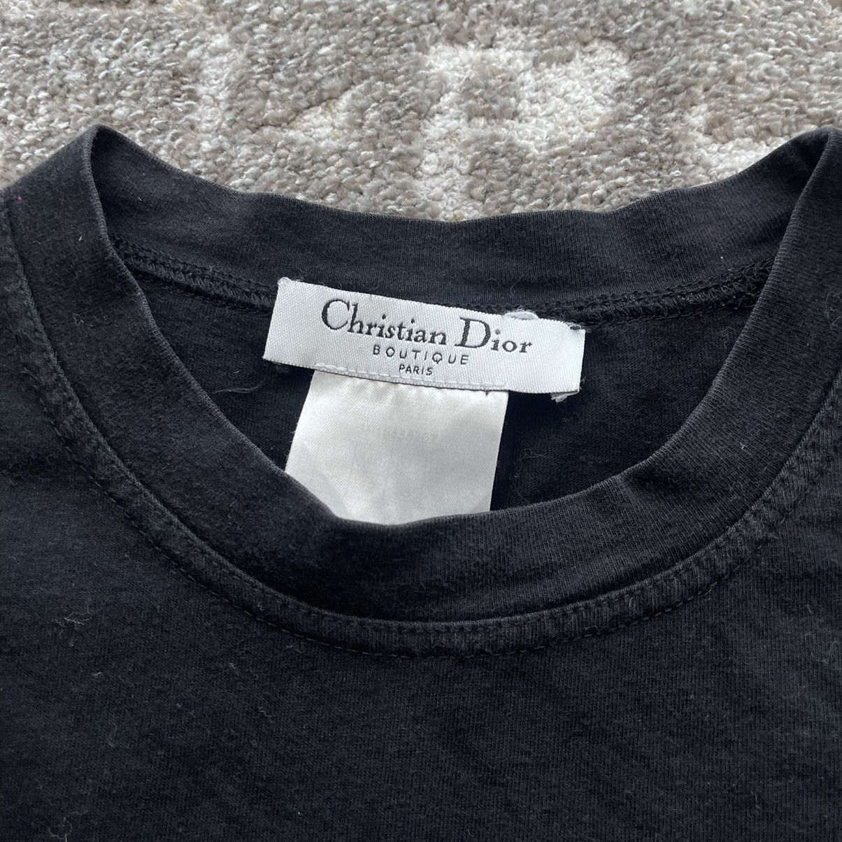 Dior × Vintage Vintage Dior black tank top with Dior denim logo Size M / US 6-8 / IT 42-44 - 3 Thumbnail