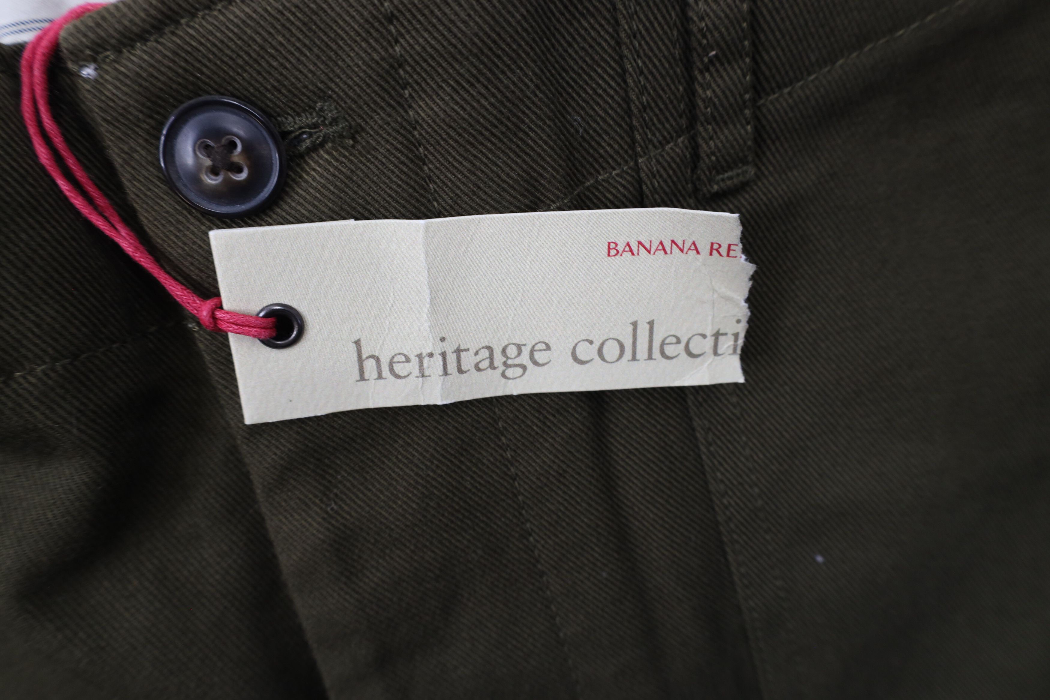 Banana Republic × Vintage Deadstock Vtg Y2K Banana Republic Military Wide Leg Pants Size US 31 - 8 Thumbnail