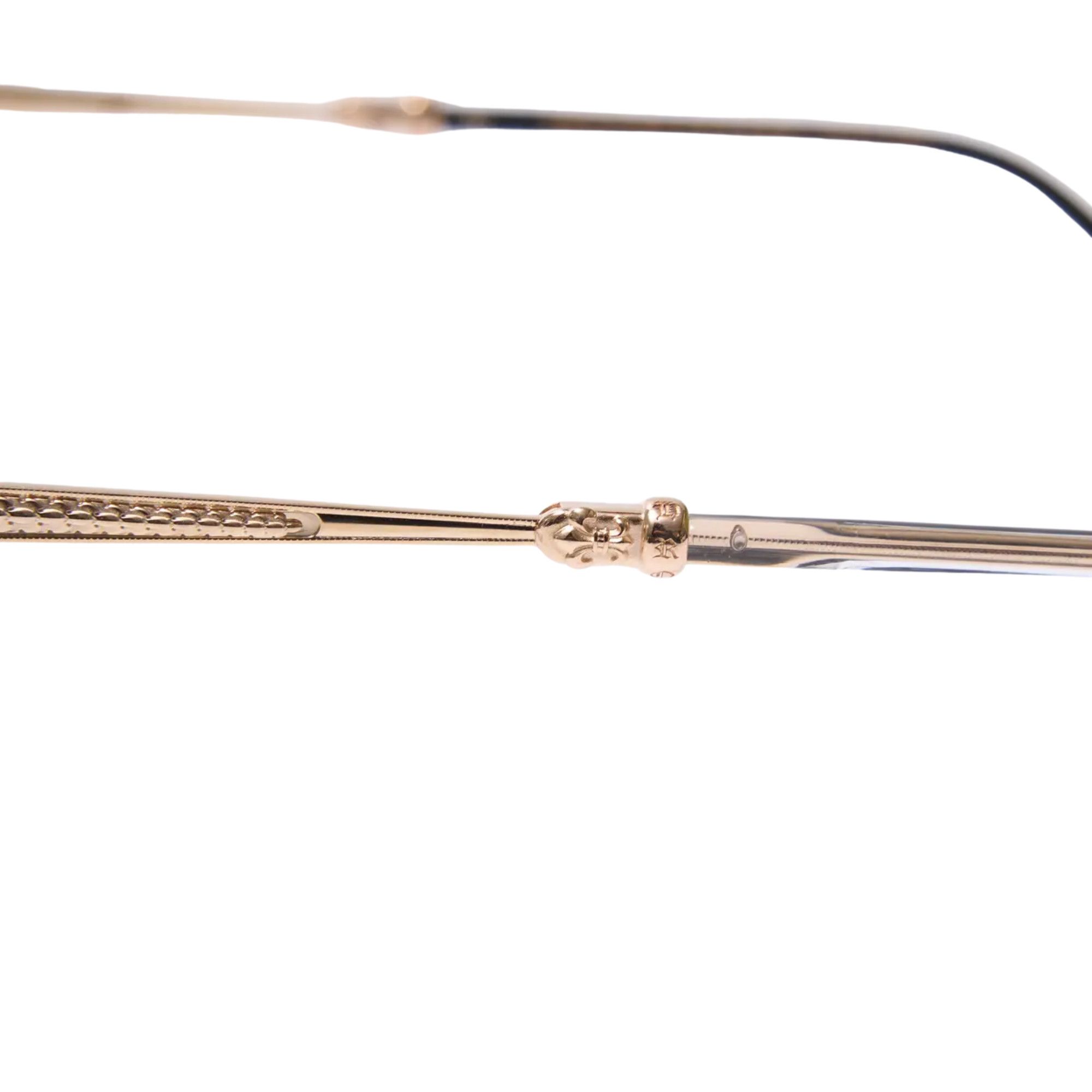 Chrome Hearts CHROME HEARTS STRAPADICTOME BLACK/GOLD PLATED Size ONE SIZE - 6 Thumbnail