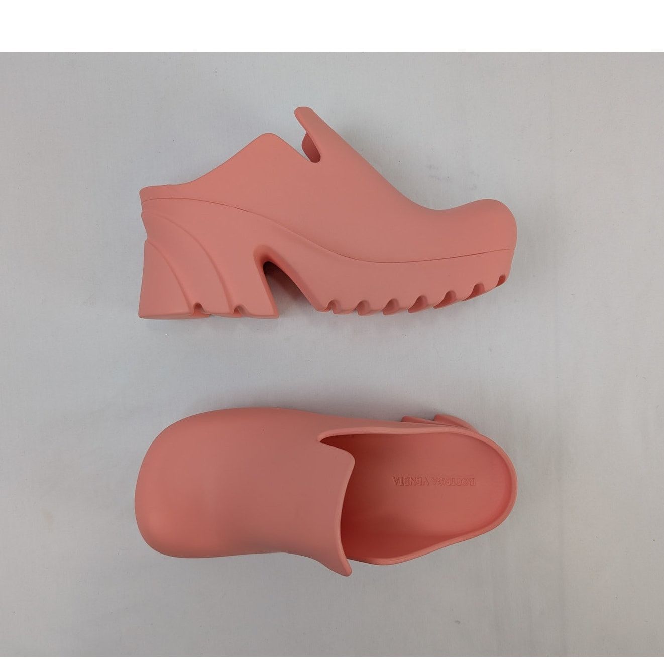 Bottega Veneta o1rshd1 Gel Rubber Pump Micro Rubber Boots in flamingo Size US 9 / IT 39 - 1 Thumbnail