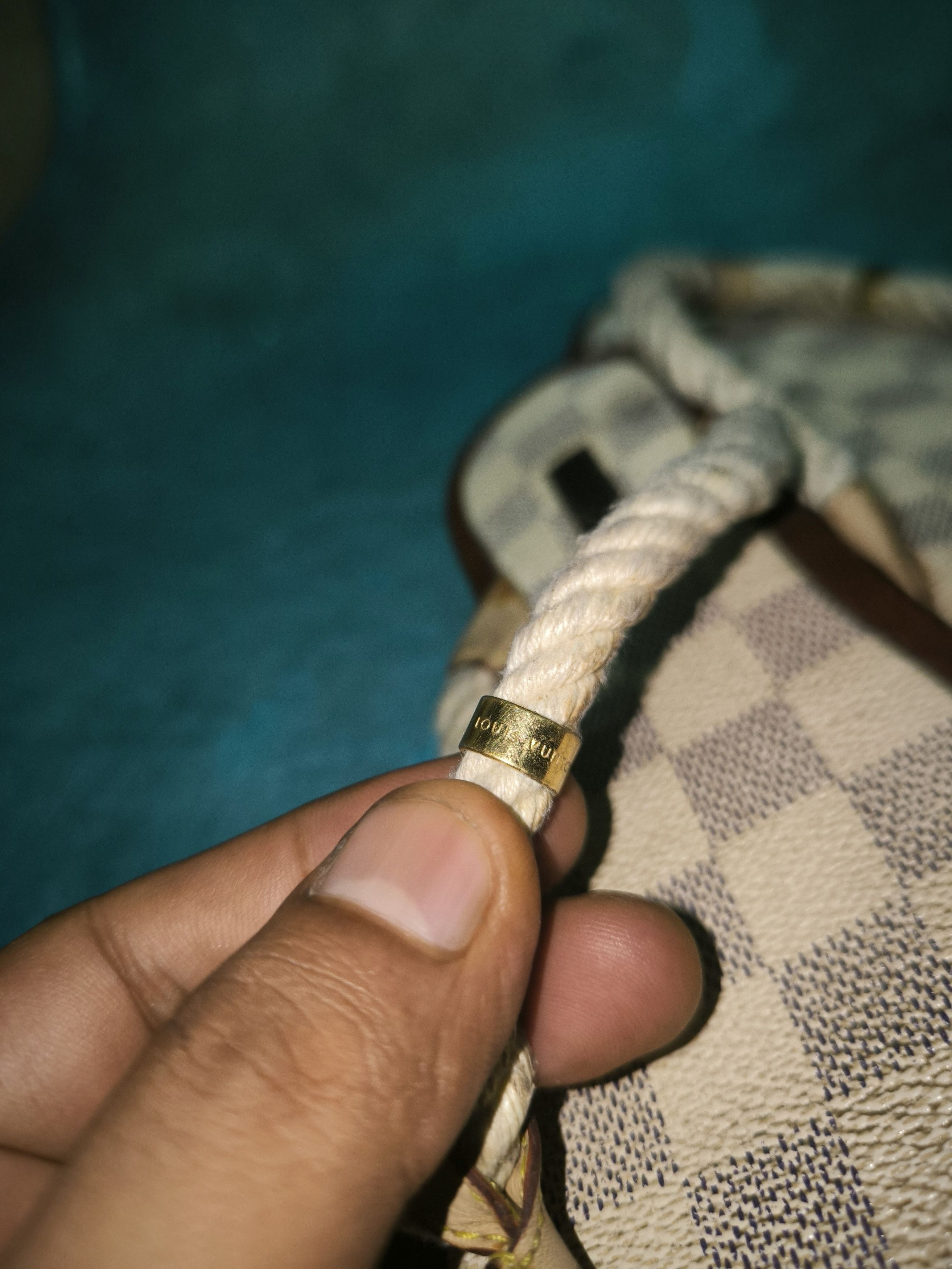 Louis Vuitton Damier Azur Rope Sandal Size US 5.5 / IT 35.5 - 11 Thumbnail