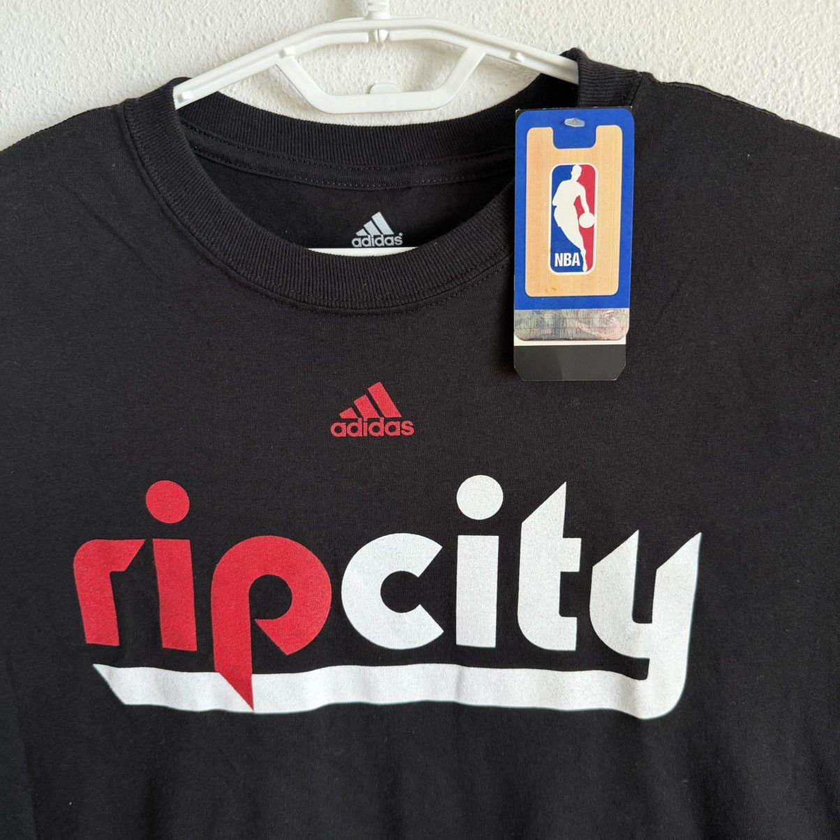 Adidas Adidas NBA Portland Trail Blazers Shirt Mens L Black NWT Size US L / EU 52-54 / 3 - 2 Thumbnail