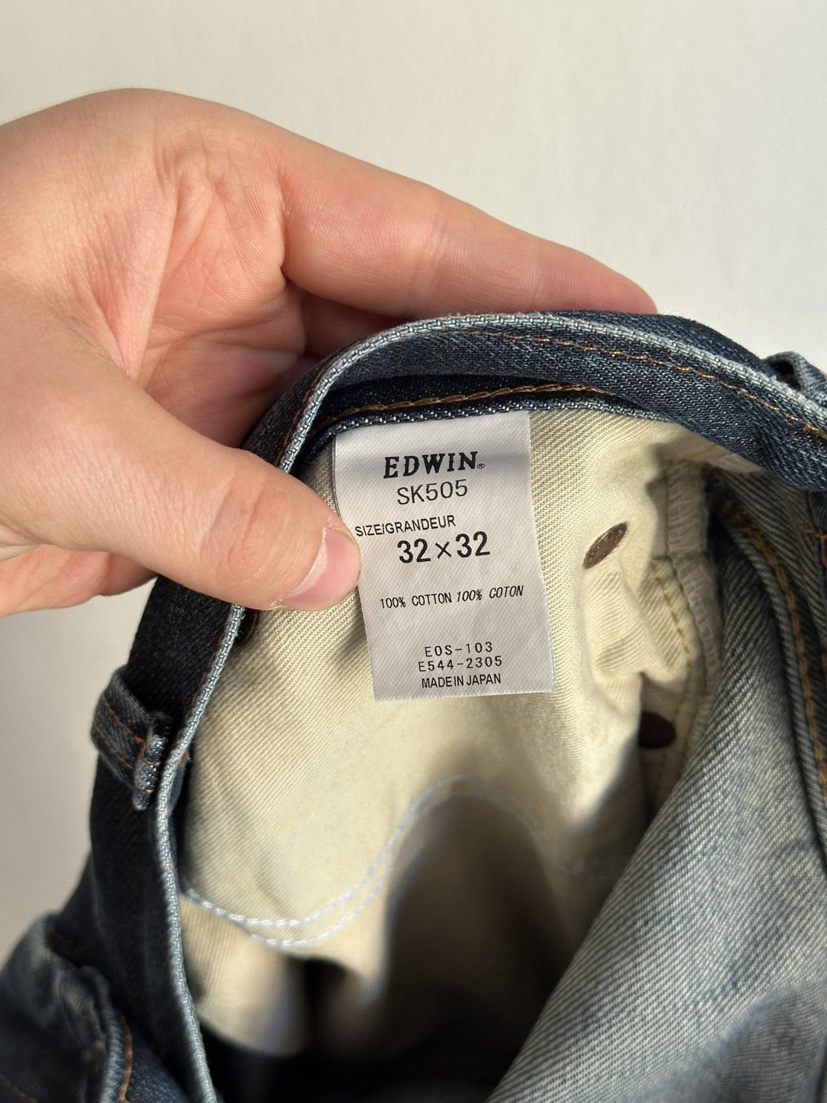 Edwin Edwin SK505 Made in Japan Faded Selvage Denim Pants Size US 32 / EU 48 - 9 Thumbnail