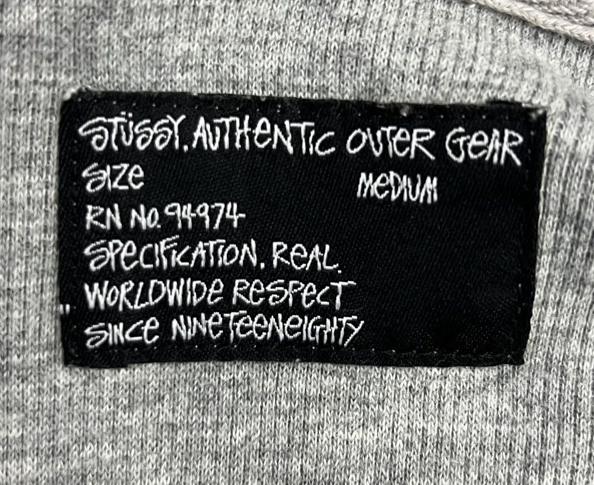 Stussy × Vintage Vintage Stussy 90s Authentic Outer Gear hoodie Size US M / EU 48-50 / 2 - 10 Thumbnail