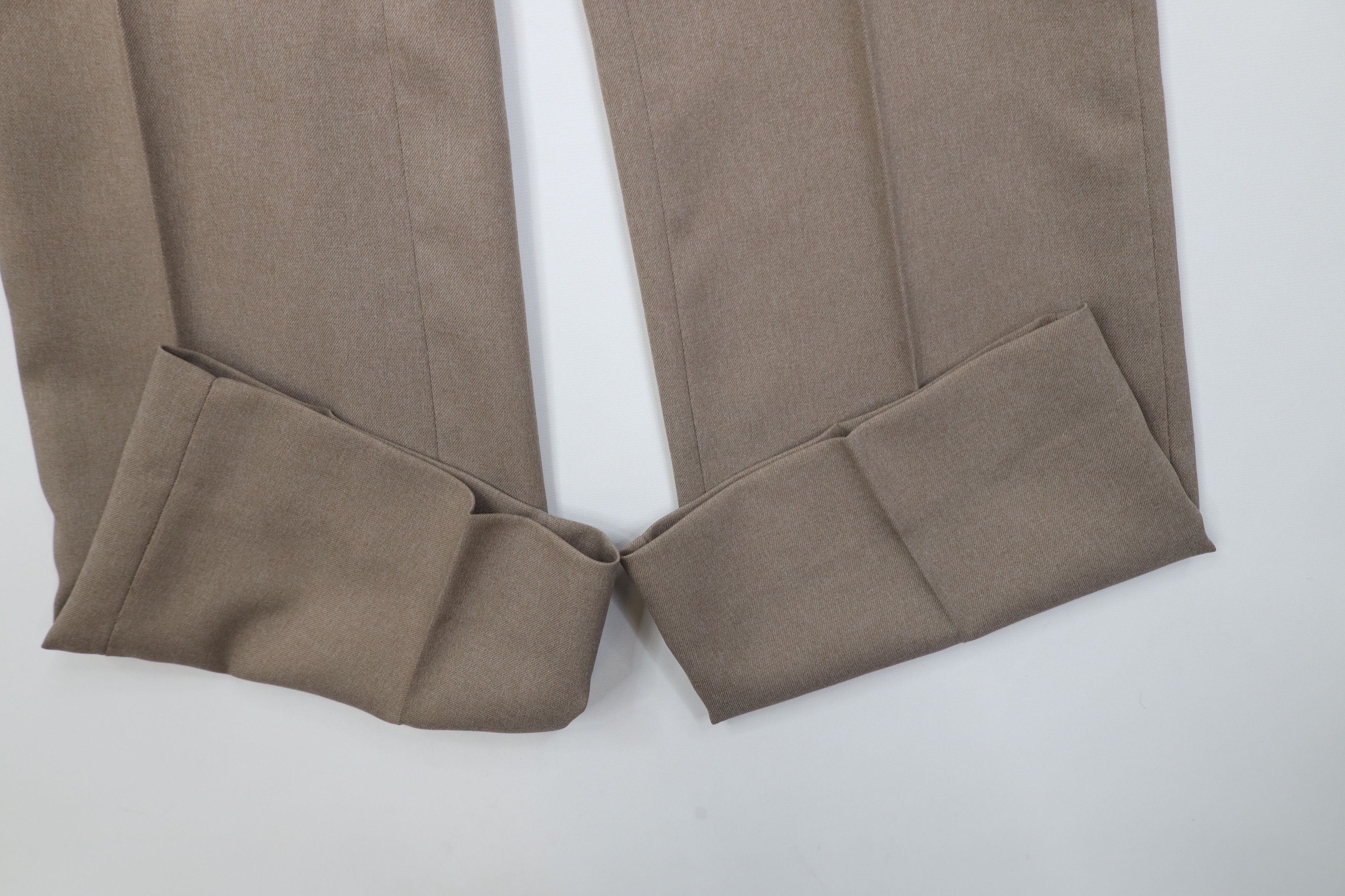 Vintage Vintage 70s Streetwear Flared Wide Leg Chino Pants Beige USA Size US 29 - 5 Thumbnail