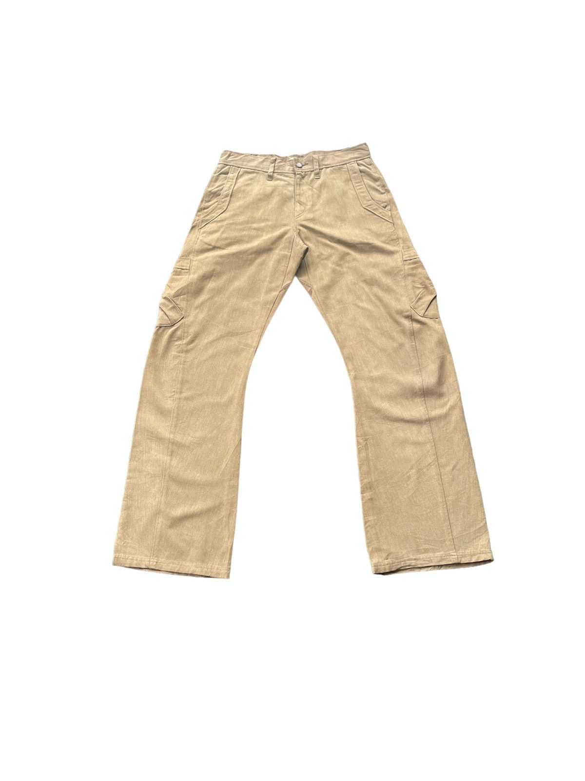 If Six Was Nine × Japanese Brand × Le Grande Bleu (L.G.B.) Vintage Lao Targa Flare Cargo Pant Size 30" / US 8 / IT 44 - 1 Thumbnail