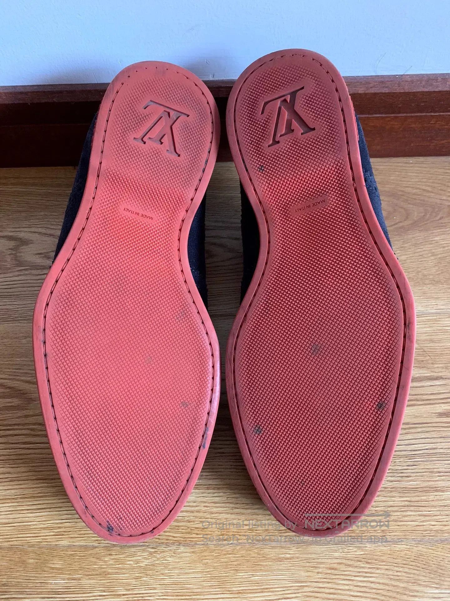 Louis Vuitton Louis Vuitton Suede Embossed Leather Shoes. Size US 6 / EU 39 - 6 Thumbnail