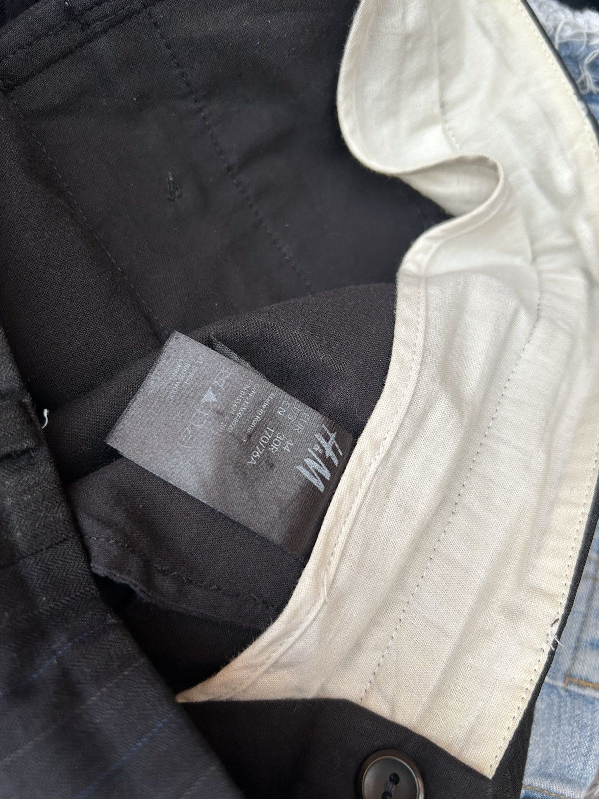 H&M × Maison Margiela × Vintage Maison Martin Margiela X HM Wool Split Dress Pants Size 30R Size 44R - 7 Thumbnail