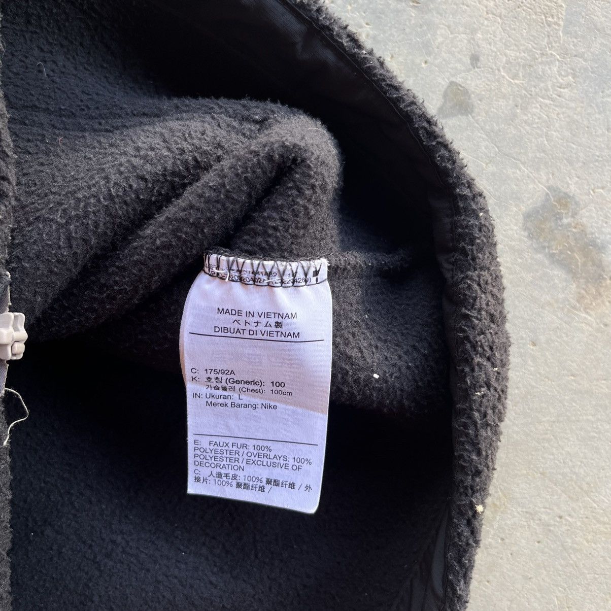 Nike × Vintage Nike Sherpa full zip jacket Size US L / EU 52-54 / 3 - 7 Thumbnail