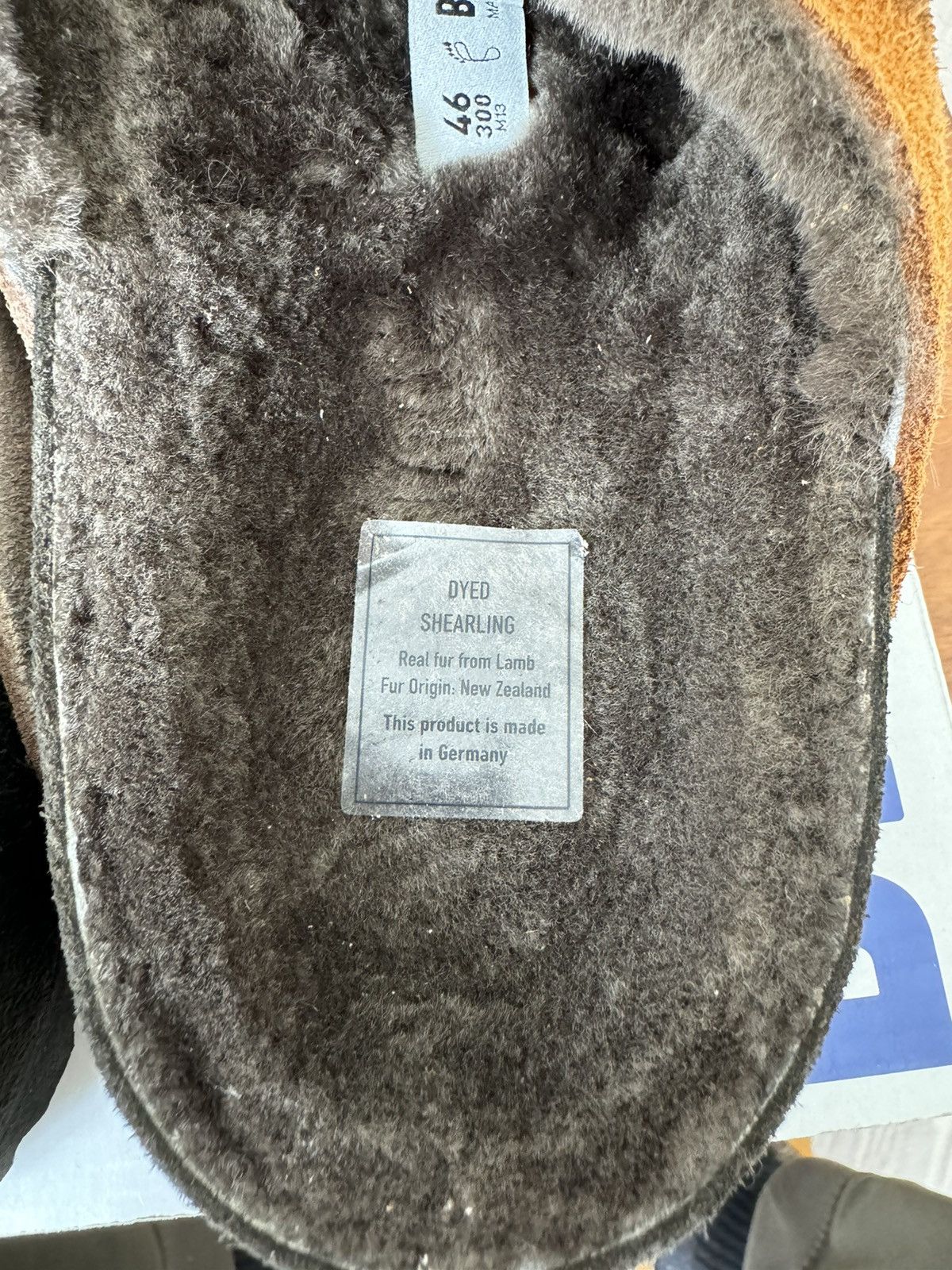 Birkenstock × Kith Kith x Birkenstock Arizona Shearling Mink Dark Brown (US 13) Size US 13 / EU 46 - 11 Thumbnail